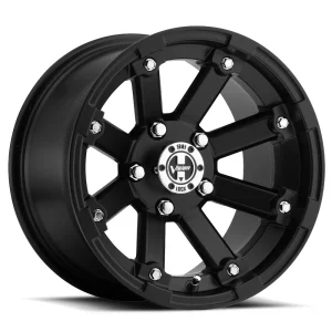 Vision Wheel ATV – 393 LOCKOUT – Black – 12″x7″ – All weather Wheels – 393-127545MB4